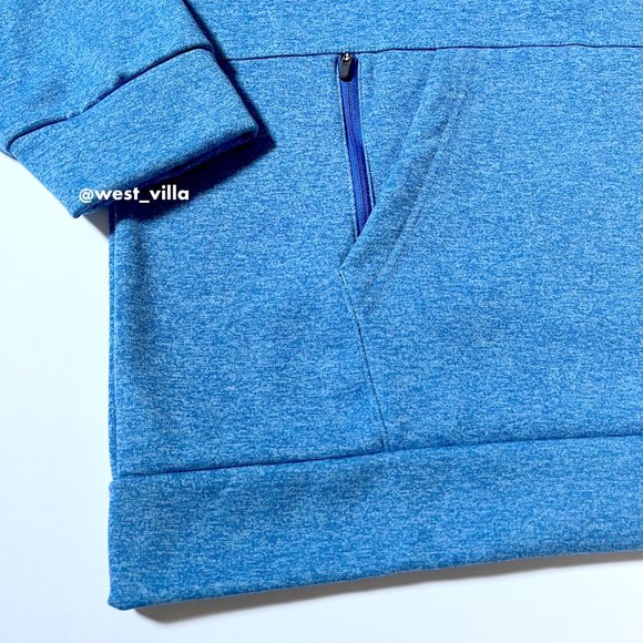 Nike Therma Swoosh Mens Training Pullover Hoodie Game Royal Black - Picture 3 of 3